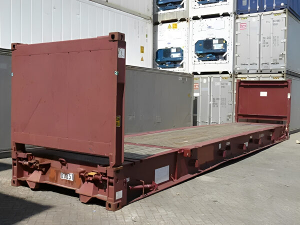 Used 40ft Flat Rack Container