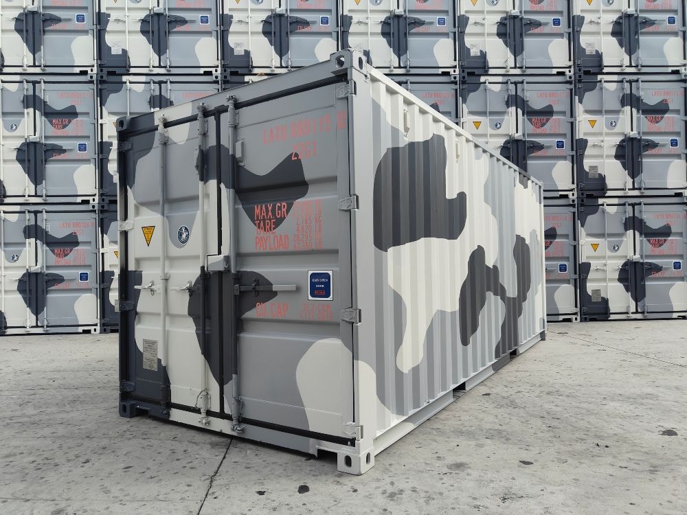 Camo Shipping Container