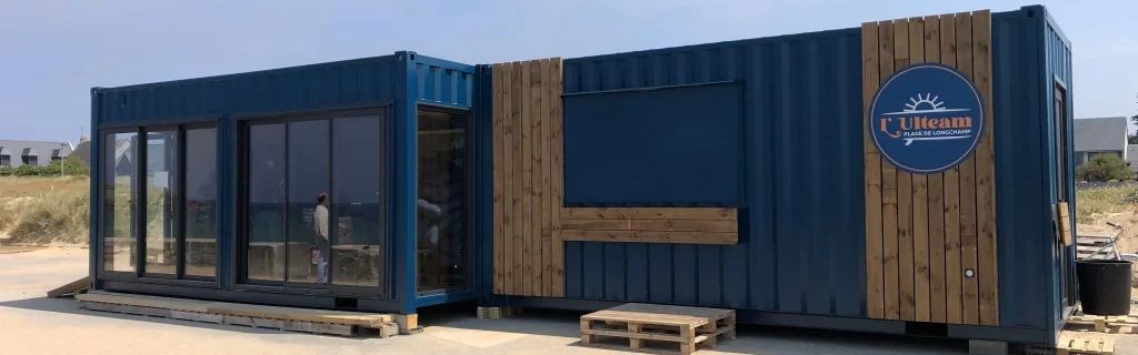 Shipping Container Outdoor Restaurant