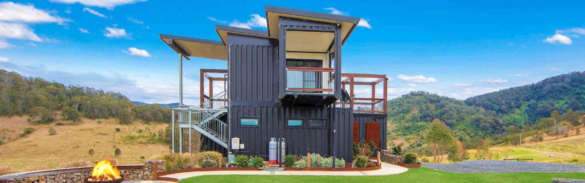 Shipping container homestead