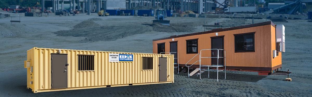 Shipping containers for contruction