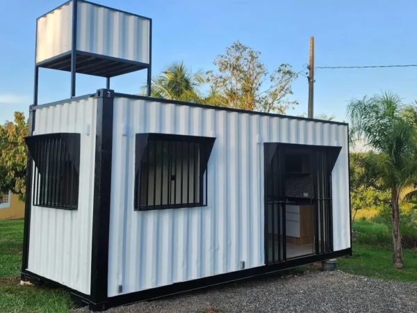 Custom 20ft Shipping Container Home With Water Tank
