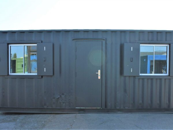 20ft modibox office cabin front view steel modular office container