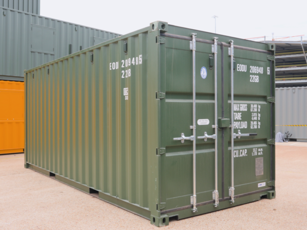 10ft shipping container front view heavy duty steel storage container